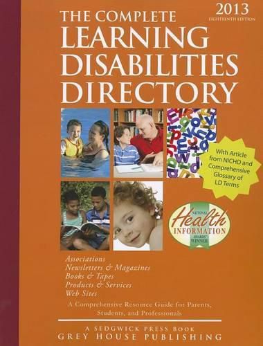 Cover image for Complete Learning Disabilities Directory, 2013