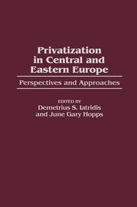 Cover image for Privatization in Central and Eastern Europe: Perspectives and Approaches