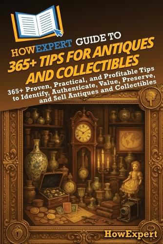 Cover image for HowExpert Guide to 365+ Tips for Antiques and Collectibles