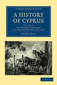 Cover image for A History of Cyprus