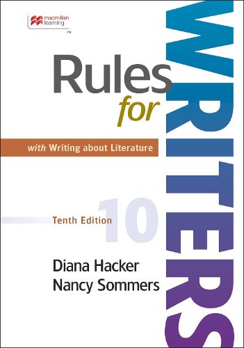 Rules for Writers with Writing about Literature (Tabbed Version)