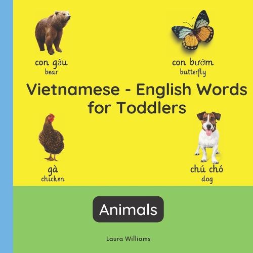 Cover image for Vietnamese - English Words for Toddlers - Animals