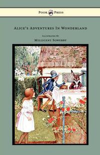 Cover image for Alice's Adventures In Wonderland - With Illustrations In Black And White