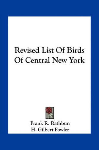 Revised List of Birds of Central New York