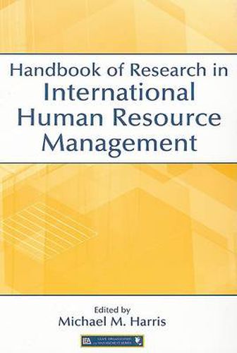 Cover image for Handbook of Research in International Human Resource Management