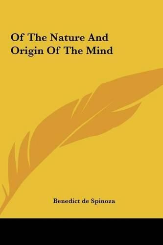 Of the Nature and Origin of the Mind