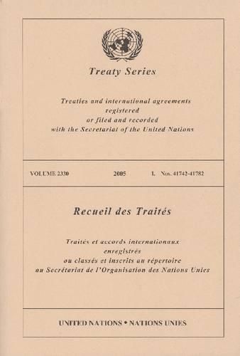 Cover image for Treaty Series: Volume 2330