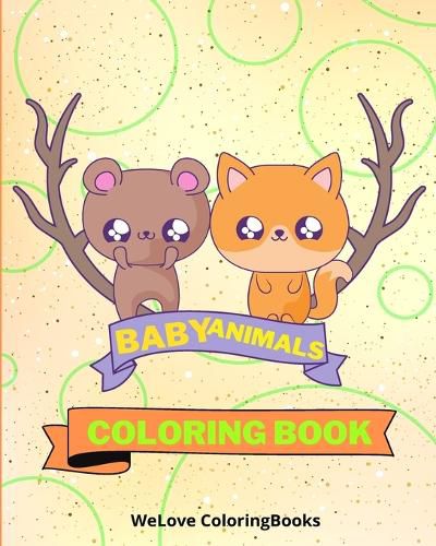 Cover image for Baby Animals Coloring Book