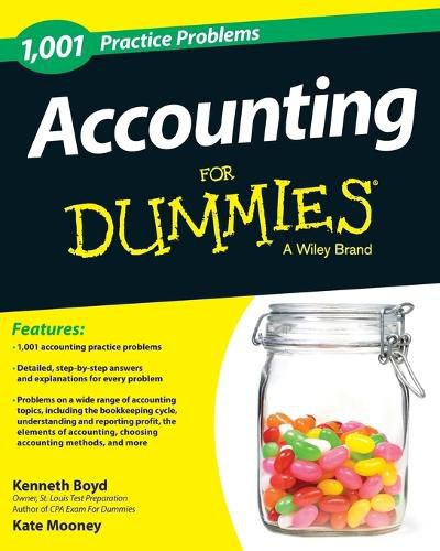 Cover image for Accounting: 1,001 Practice Problems For Dummies