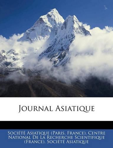 Cover image for Journal Asiatique