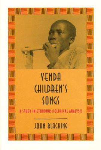 Cover image for Venda Children's Songs: Study in Ethnomusicological Analysis