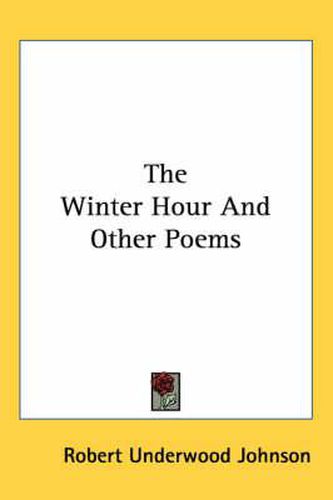 Cover image for The Winter Hour and Other Poems