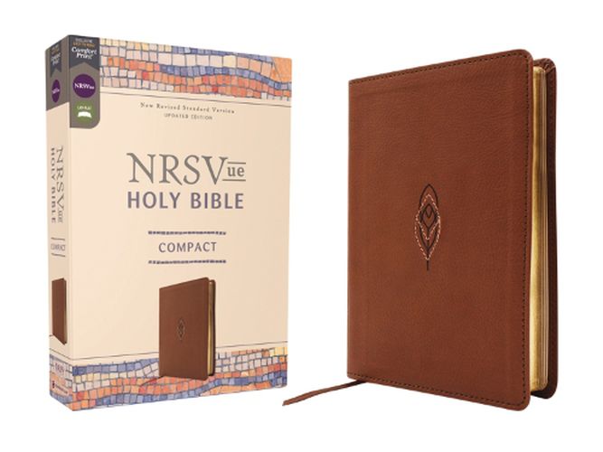 NRSVue, Holy Bible, Compact, Leathersoft, Brown, Comfort Print