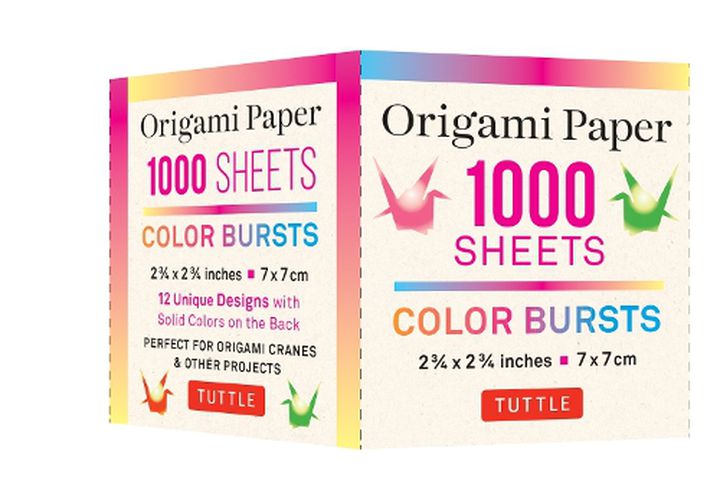 Cover image for Origami Paper Color Burst 1000 Sheets 2 3/4 In (7 Cm)