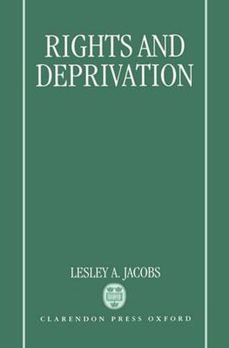 Cover image for Rights and Deprivation