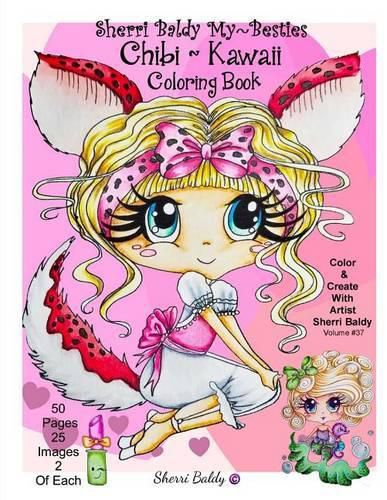 Cover image for Sherri Baldy My-Besties Chibi Kawaii Coloring Book