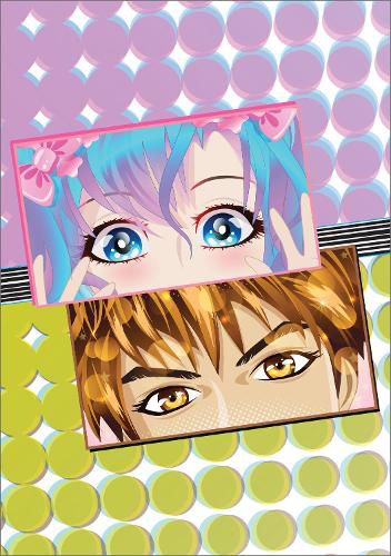 Cover image for Manga Eyes Paperback Journal: Dotted Notebook: Notebook with Pocket