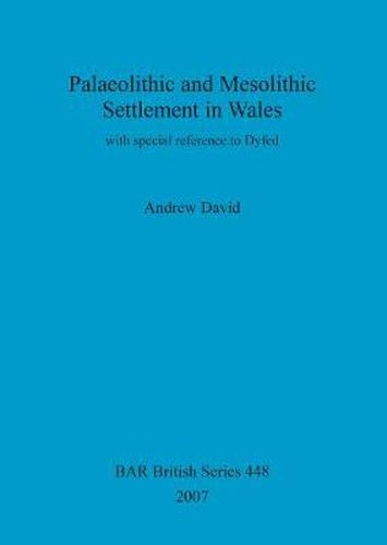 Cover image for Palaeolithic and Mesolithic Settlement in Wales: with special reference to Dyfed