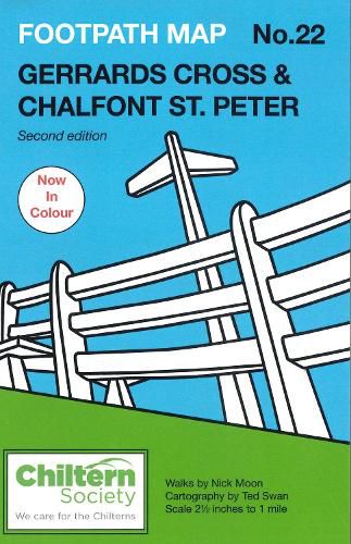 Cover image for Map 22 Footpath Map No. 22 Gerrards Cross & Chalfont St. Peter: Second Edition - In Colour