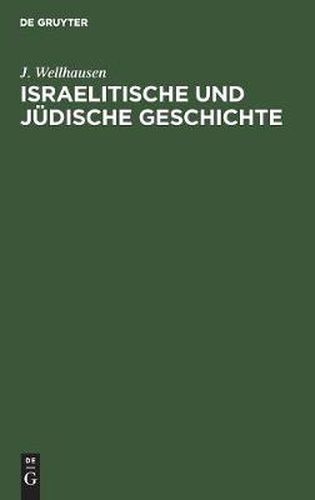 Israelitische und judische Geschichte