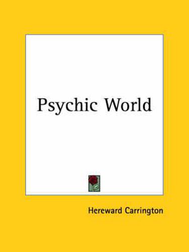 Cover image for Psychic World (1937)