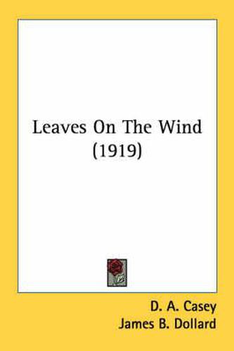 Cover image for Leaves on the Wind (1919)