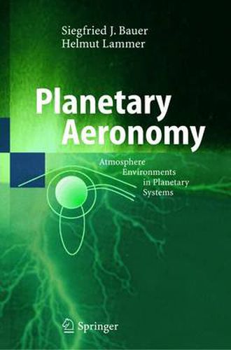 Cover image for Planetary Aeronomy: Atmosphere Environments in Planetary Systems