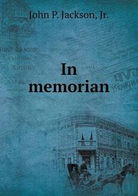 Cover image for In memorian