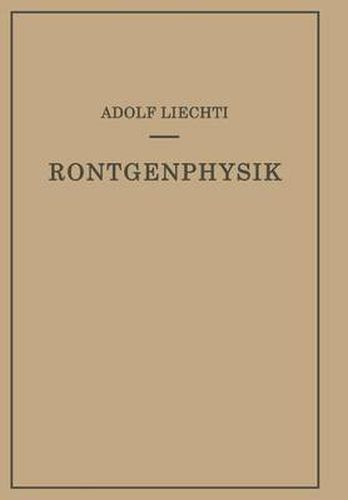 Cover image for Roentgenphysik