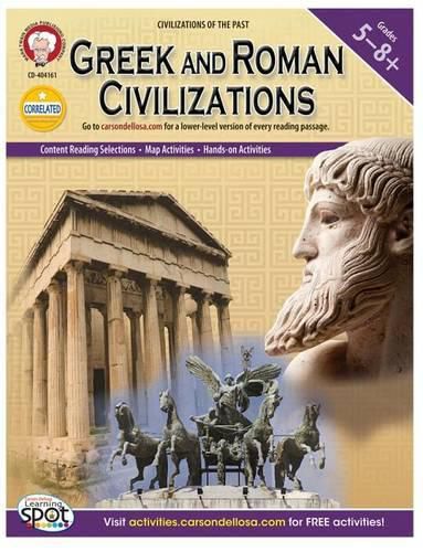 Cover image for Greek and Roman Civilizations, Grades 5 - 8