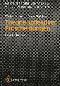 Cover image for Theorie Kollektiver Entscheidungen