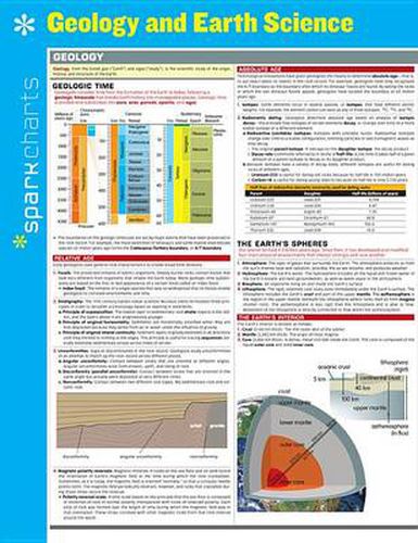 Cover image for Geology and Earth Science SparkCharts