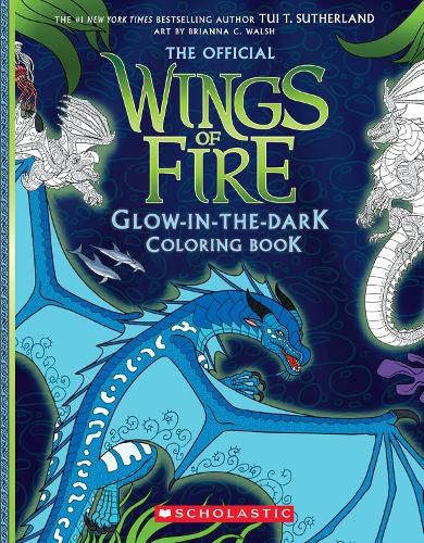 Cover image for Wings of Fire Glow-in-the-Dark Coloring Book