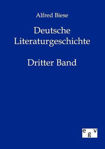 Cover image for Deutsche Literaturgeschichte