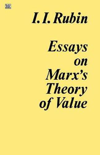 Cover image for Essays on Marx's Theory Of Value