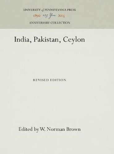 Cover image for India, Pakistan, Ceylon