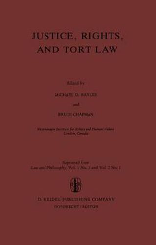 Cover image for Justice, Rights, and Tort Law