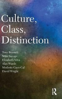 Cover image for Culture, Class, Distinction