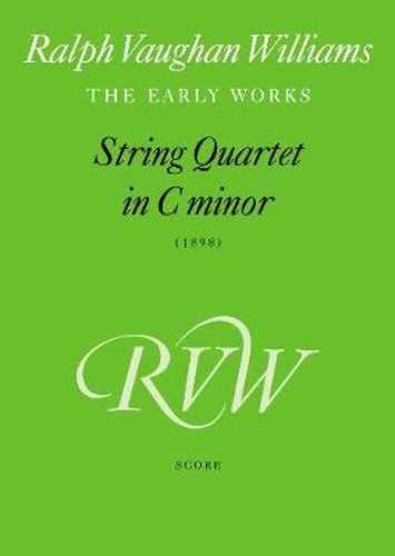 Cover image for String Quartet in C Minor