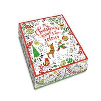 Cover image for 20 Christmas Cards to Colour