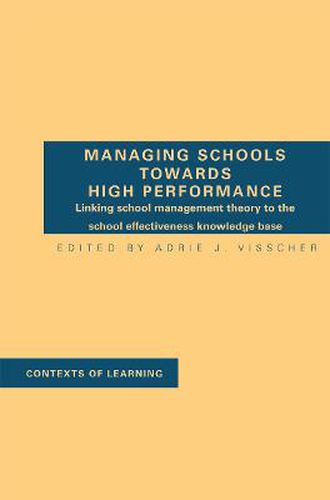 Cover image for Managing Schools Towards High Performance