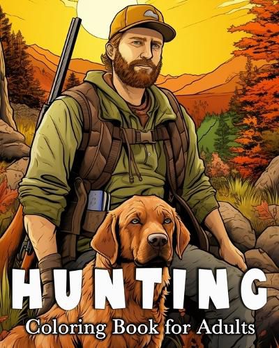 Cover image for Hunting Coloring Book for Adults