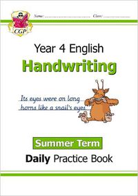 Cover image for KS2 Handwriting Daily Practice Book: Year 4 - Summer Term