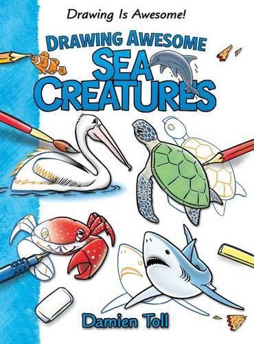 Cover image for Drawing Awesome Sea Creatures