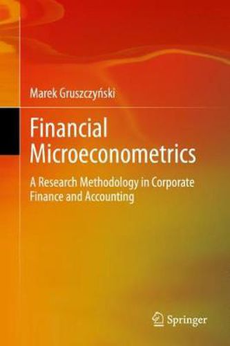 Cover image for Financial Microeconometrics: A Research Methodology in Corporate Finance and Accounting