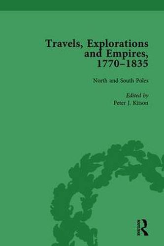 Cover image for Travels, Explorations and Empires, 1770-1835, Part I Vol 3: Travel Writings on North America, the Far East, North and South Poles and the Middle East