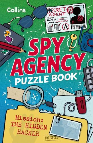 Cover image for Spy Agency Puzzle Book - The Hidden Hacker