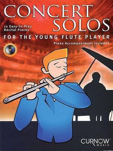 Cover image for Concert Solos for the Young Flute Player: 12 Easy-to-Play Recital Pieces Piano Accompaniment Included