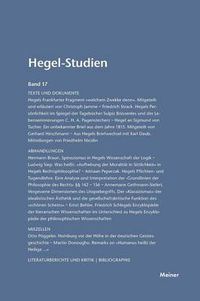 Cover image for Hegel-Studien / Hegel-Studien Band 17 (1982)