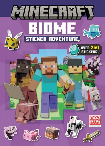 Cover image for Biome Adventures Sticker Book (Minecraft)